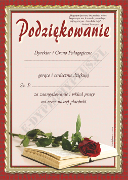 Podziękowanie