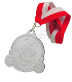 Medal "Buźka srebrna" z wstążką