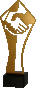 Statuetka "UŚCISK DŁONI"