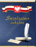 Teczka z gumką na świadectwa szkolne