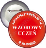 Przypinka "Wzorowy Uczeń"