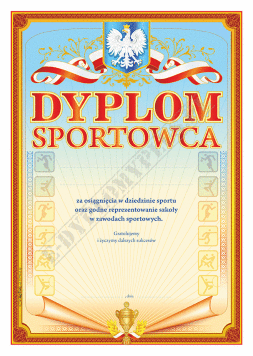 Dyplom Sportowca