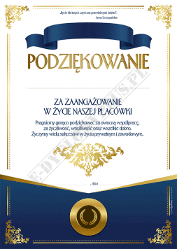 Podziękowanie 