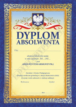 Dyplom Absolwenta