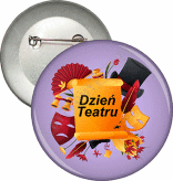 Przypinka "Dzień Teatru"