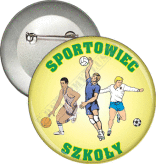 Przypinka "Sportowiec szkoły"