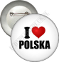 Przypinka "I love Polska"