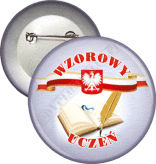 Przypinka "Wzorowy Uczeń"