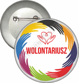 Przypinka "Wolontariusz"