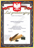 List gratulacyjny