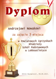 Dyplom z indywidualnym projektem grafcznym