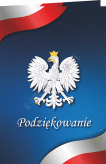 Podziękowanie z orłem