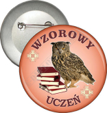 Przypinka "Wzorowy Uczeń"