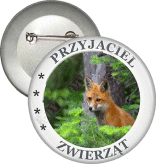 Przypinka "Przyjaciel Zwierząt"