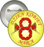 Przypinka "Dzień kobiet"