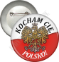 Przypinka  "Kocham Cię, Polsko!"