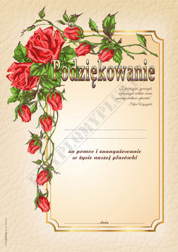 Podziękowanie