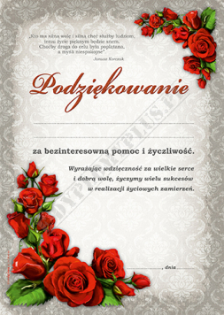 Podziękowanie