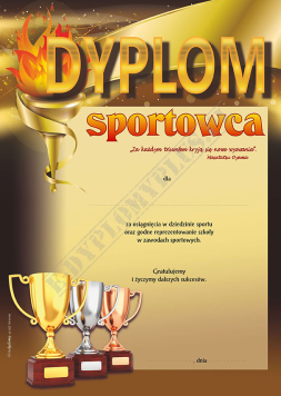 Dyplom sportowca