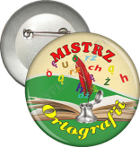 Przypinka "Mistrz ortografii"