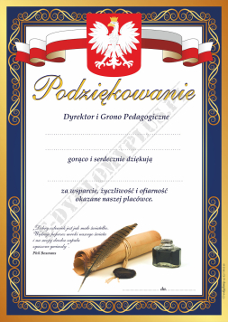 Podziękowanie