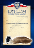 Dyplom wzorowego  ucznia