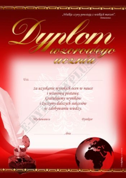 Dyplom wzorowego uczenia