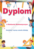 Dyplom za konkurs matematyczny