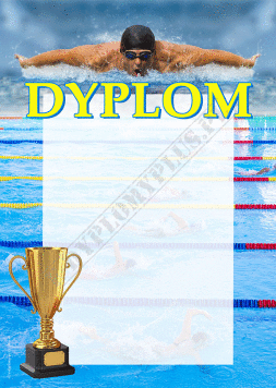 Dyplom sportowy pływanie